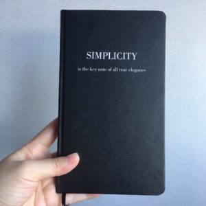 Sổ tay Crabit Plain Simplicity - The Black Book 130GSM 1124001