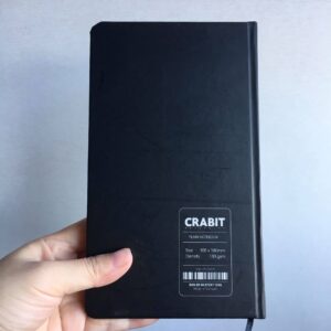 Sổ tay Crabit Plain Simplicity - The Black Book 130GSM 1124001