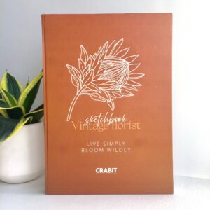 Sổ tay Crabit Sketchbook - Florist (Hoa Nâu) 1960002