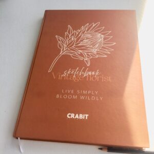 Sổ tay Crabit Sketchbook - Florist (Hoa Nâu) 1960002