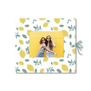 Memory Journal - Sổ dán ảnh Scrapbook ruột Dot & Trơn Crabit - Lemon 1963001