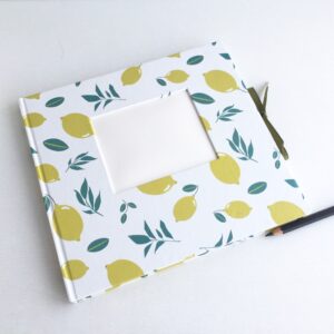 Memory Journal - Sổ dán ảnh Scrapbook ruột Dot & Trơn Crabit - Lemon 1963001