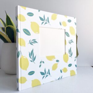 Memory Journal - Sổ dán ảnh Scrapbook ruột Dot & Trơn Crabit - Lemon 1963001