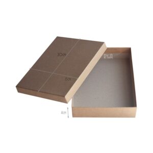 Hộp quà 20x15x4cm (giấy nâu) RYA 290071