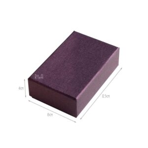 Hộp giấy 12.5x8x4cm (tím đậm) RYA 290111