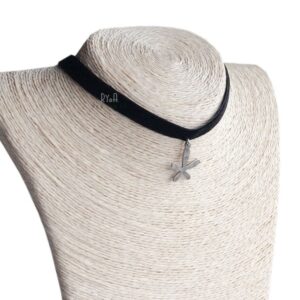 Dây choker mặt hình hoa RYA 75032-1