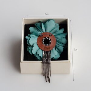 Cài áo Gorgeous Flower Brooch kèm hộp RYA 780281