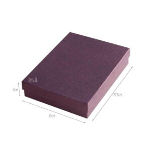 Hộp giấy 20x15x4cm (tím) RYA 290161